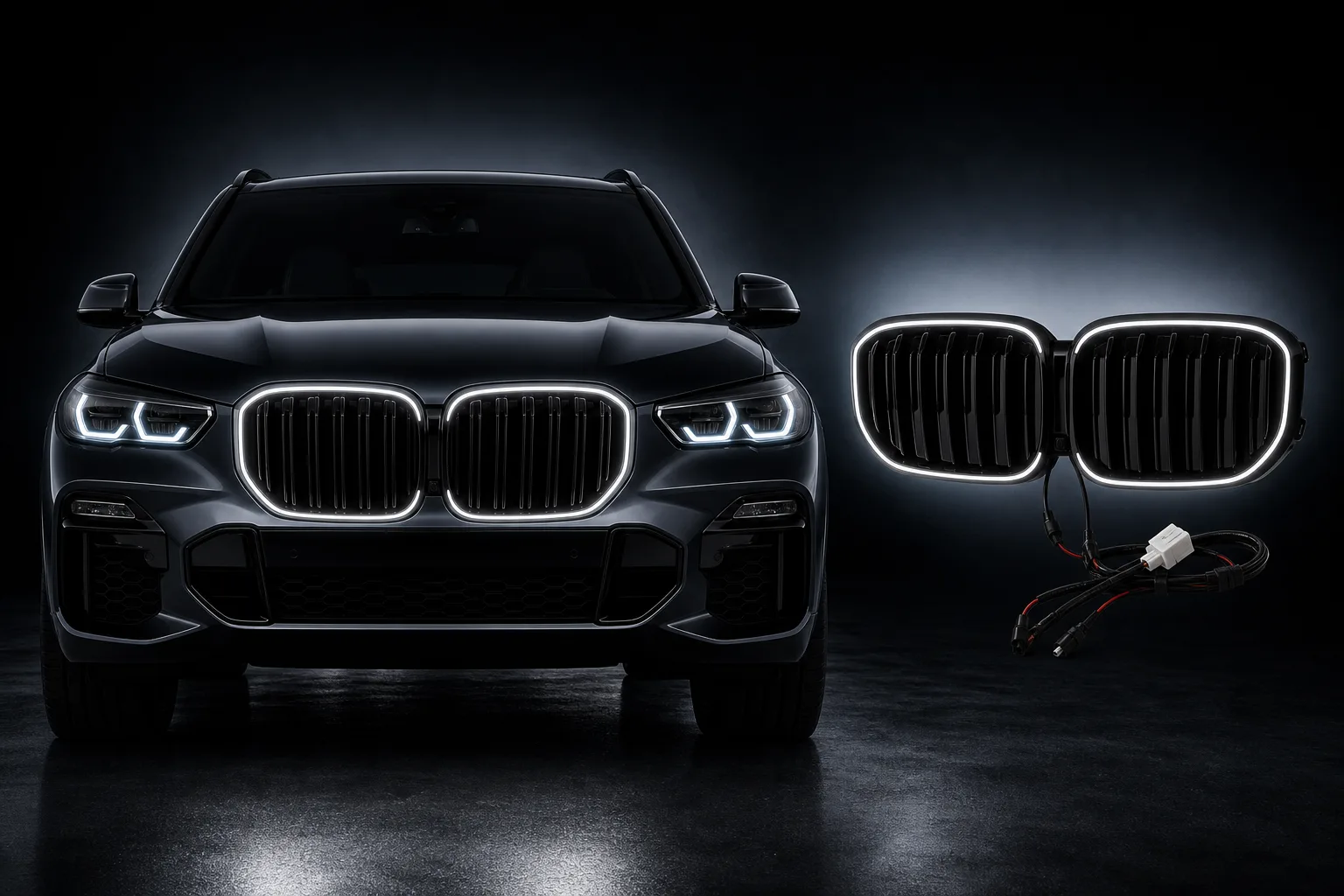 Pure white effect render